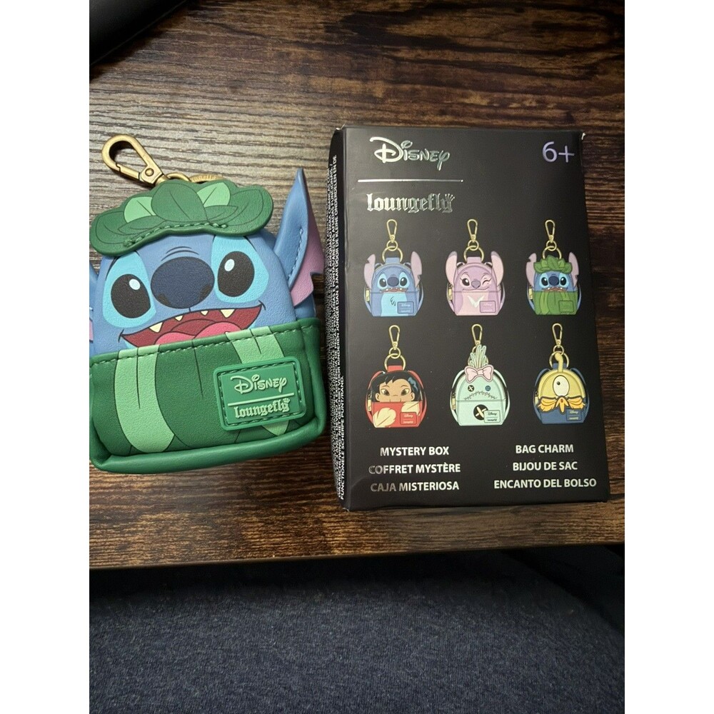 Loungefly HULA STITCH Lilo & Stitch Mini-Backpack Mystery Box Bag Charm, NEW
